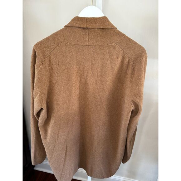 Gorgeous J Crew knit blazer/cardigan caramel color size large - Picture 3 of 8